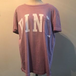 Pink oversized T-shirt